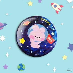 BT21 캔뱃지 (SPACE)- 쿠키(COOKY)