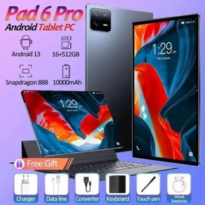 샤오미패드 2024 오리지널 글로벌 버전 패드 PC 스냅드래곤 888 10000mAh 안드로이드 13 RAM ROM 1TB 5G HD 4K 와이파이 미 탭, 없음, 없음, 13) Only 1pcs case - 12GB 256G