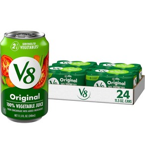 V8 오리지널 100% 베지터블 주스 355ml 24캔, 24개