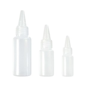 10ml 20ml 30ml 10개 꼬깔형 소형 뾰족 공병 플라스틱 뾰족캡 튜브 색모래 소분 용기 병 네일 레진 통 공예 용품, 20ml 10개입