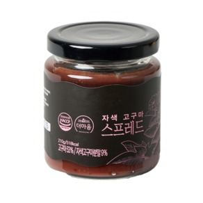 더마음 고구마 스프레드 (허니버터 자색고구마 넛츠), 210g, 1개