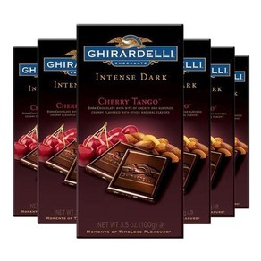 기라델리 인텐스 다크 체리 탱고 초콜렛 바 100g x 6팩 초콜릿 Ghiradelli Intense Dark Cherry Tango Bar