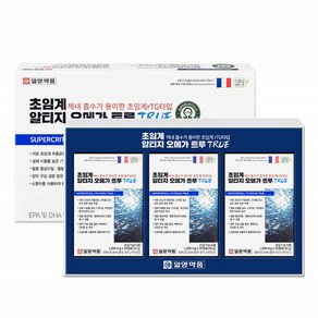 프랑스산 원료 일양약품 초임계 알티지 오메가 트루 맥스 30C X 3box, 3개, 30정