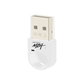 엠비에프 엠비에프 USB 블루투스 동글 5.3 화이트 MBF-BT53WH