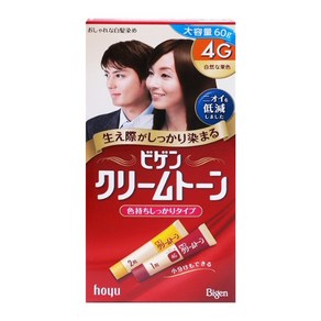 비겐 크림톤 염색제, 4G자연밤색, 2개