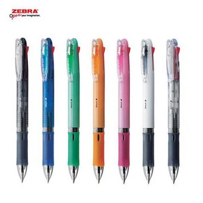 제브라 ZEBRA 클립온 슬림 4색볼펜 0.7mm