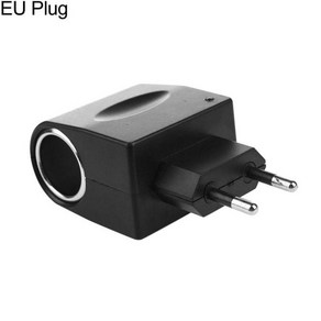 EU/US 표준 자동차 소켓 어댑터 AC 100-240V 220V to DC 12V 담배 라이터 전원 변환기, EU Plug, 1개