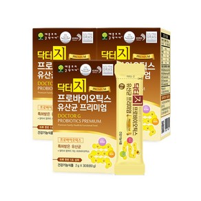 애플트리김약사네 닥터지 프로바이오틱스 프리미엄 유산균 30p, 60g, 3개