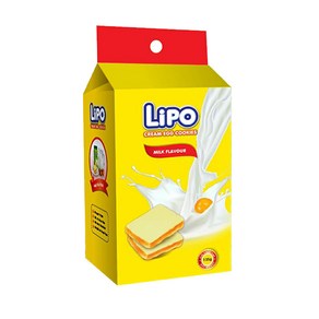 LIPO 리포 에그 크림 쿠키 계란 과자, 1개, 135g