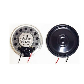 J3608-RJ 1.5W 8Ohm 소형스피커 직경 36mm 스피커다이 DIY