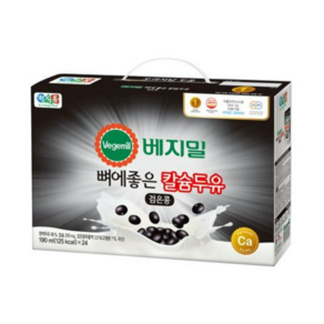 정식품 베지밀 뼈에좋은 칼슘두유 검은콩 190mlx72팩, 72개, 190ml