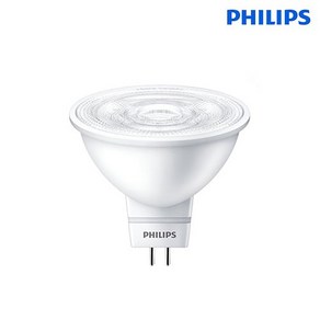 필립스 에센셜 MR16 램프 LED 6.5W 2700K 4000K, 주백색, 1개