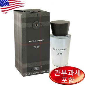 Bubey Touch 3.3 oz MEN 버버리, 100ml, 1개