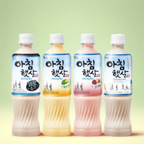 [네이버 단독] 아침햇살 4종 모음 패키지(5개씩 총 20개), 500ml, 20개