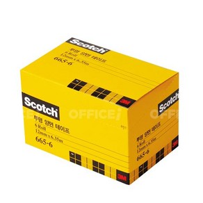 3M 투명양면테이프 리필 12mm 6롤 1BOX