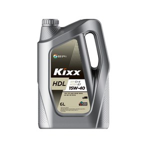 KIXX HDL CI-4 15w40 6L 디젤 엔진오일, 1개