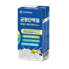 연세유업 균형단백질 음료, 190ml, 48개