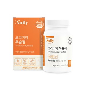 바쁜 나를 위한 간편섭취 프리미엄우슬정 60정 상어연골분말 해조칼슘, 800mg, 1개