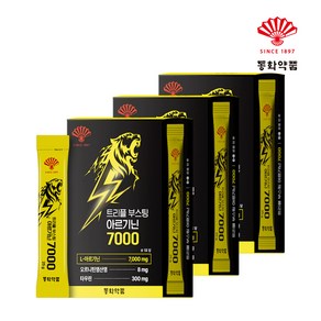 동화약품 트리플 부스팅 아르기닌 7000 오르니틴 타우린, 3개, 375g