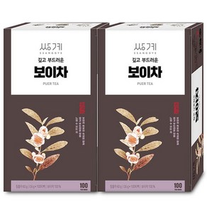 쌍계명차 쌍계 보이차 100Tx2개, 단일옵션, 2개