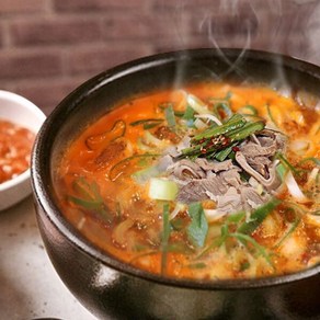 순수본가 부산 국민시장 옛 진양식당 얼큰 돼지국밥 630g 5봉, 1개