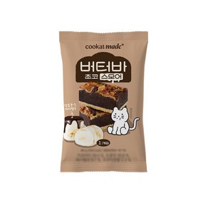 쿠캣 버터바 초코스모어 디저트간식 80g x 6개