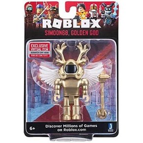 Roblox 로블록스 시문68 골든 갓 3.5인치 피규어 선물, 1개