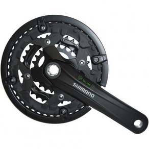 SHIMANO 시마노 크랭크세트 FC T40109S 체인가드 170mm ALIVIO 알리비오, 블랙입니다., 44X32X22T, 1개