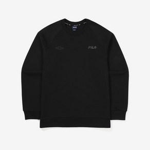 [FILA 본사공식] 면혼방스트레치 맨투맨 (FS2POF3203M_BLK)