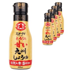 훈도다이 걸쭉하게 달콤한 큐슈 간장, 5개, 200ml