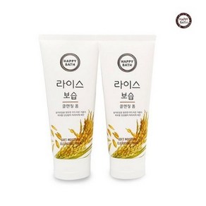 해피바스 라이스 보습 클렌징폼 200ml, 200g, 8개