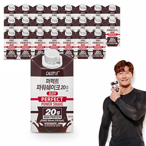 칼로바이 퍼펙트 파워쉐이크 초코맛 20g, 24개, 250ml