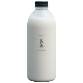 쌀로만든 순식물성 쌀요거트 빛쌀 대용량 플레인, 4개, 1L