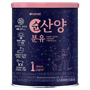 [아이배냇] 리뉴얼 순산양분유 2단계 400g x 1캔 특가[6캔+물티슈 100매 증정] 분유