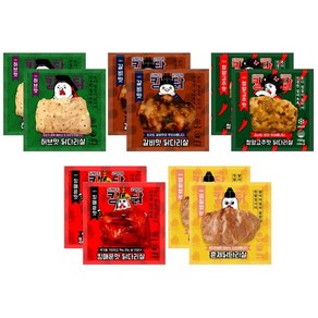 킹닭 닭다리살 맛보기세트 5종 100g x 10팩 통닭다리살 통다리살 식단관리 닭다리 순살, 10개