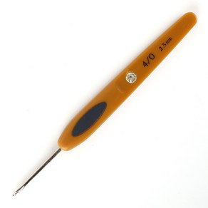 마마니트 PVC 코바늘 뜨개바늘, 4/0, 1개