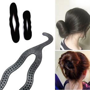 똥머리 당고머리 밴드 스펀지 올림머리 밴드, 스펀지 당고머리밴드_대, 1개