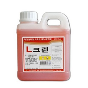 줄눈세척제 L크린 1L, 단품, 1개