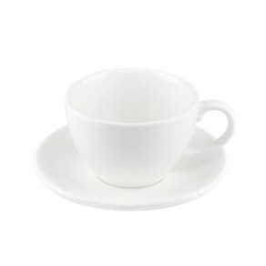 노비아 NBC 심플 카페라떼잔 320ml, CREAM WHITE, 1개