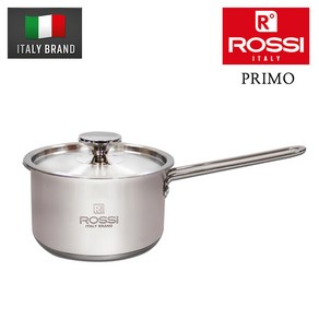 [ROSSI] 로시 이태리 프리모 18 편수냄비, 스테인레스, 18cm 편수냄비, 1개