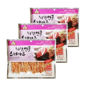 뉴트리오 치킨 연골 스테이크 400gX3개, 3개, 닭고기+연골+대구포
