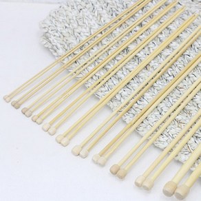 [앵콜스] 꼭지바늘 막힘 나무 대바늘 1쌍 (3~25mm) 뜨개부자재, 꼭지바늘 3.5mm 1쌍, 1개