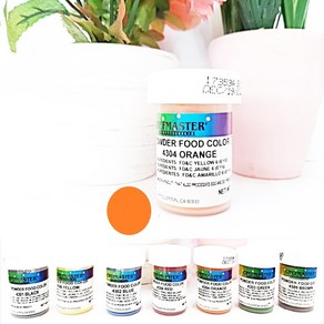 셰프마스터 지용성 액상 57g / 파우더 3g 식용색소 초콜릿 앙금 색소, 지용성 powde oange, 1개