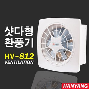 태원일렉스 국산 셔터식 외풍방지 환풍기, HV-812