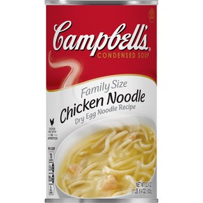 캠벨스 컨덴스드 수프 치킨 누들 패밀리 사이즈, 635g, 1개