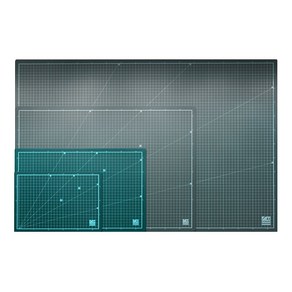 [동화오피스] 녹색 커팅매트 A3 45x30cm / 책상매트 칼판