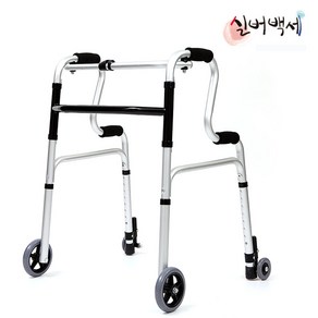 실버백세 바퀴워커 보행보조기 환자용보행기, 1개