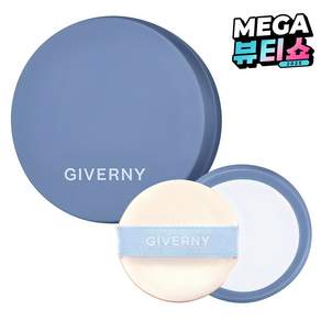 지베르니 밀착 커버 파운데이션 미니 휴대용기 64mm, 블루, 1개