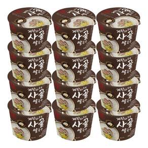 노포식당)사골쌀국수(대컵) 85g 편의점 컵라면 잔치국수, 12개