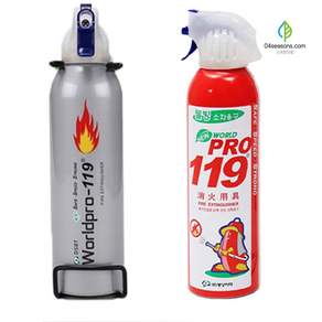 사계절닷컴 소화기 미니 간이 소화용구 액체 휴대용, 1개, 360ml
